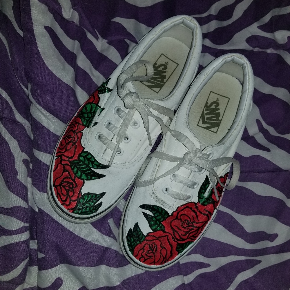 Custom Rose Vans